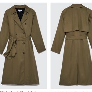 Classic Olive Trench Coat